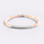 Remember Who You Are and Straighten Your Crown Beaded Inspire Bracelet