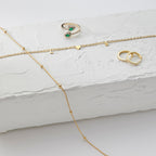 Pave Huggie Hoop Earrings