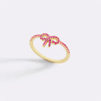 Pave Bow Ring