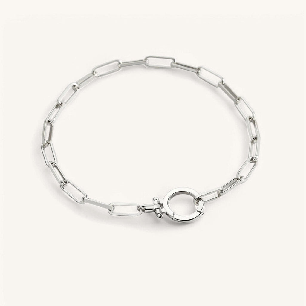 Mint Paperclip Bracelet