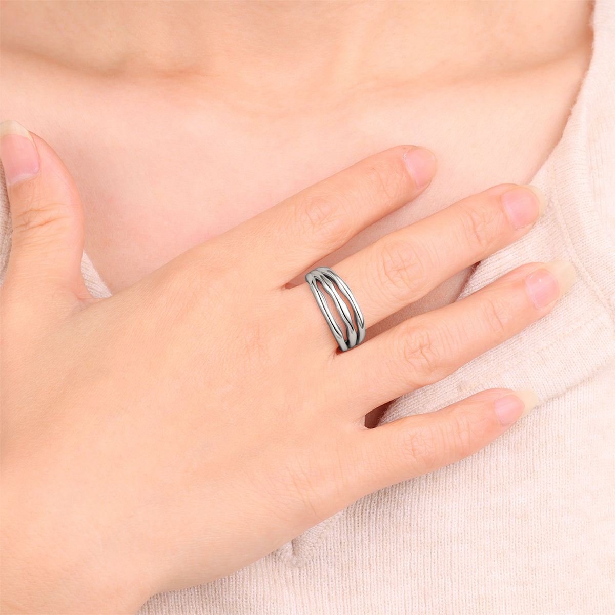 Gold Triple Ring