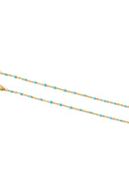 Turquoise Beaded Station Bracelet