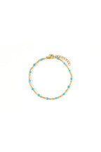 Turquoise Beaded Station Bracelet