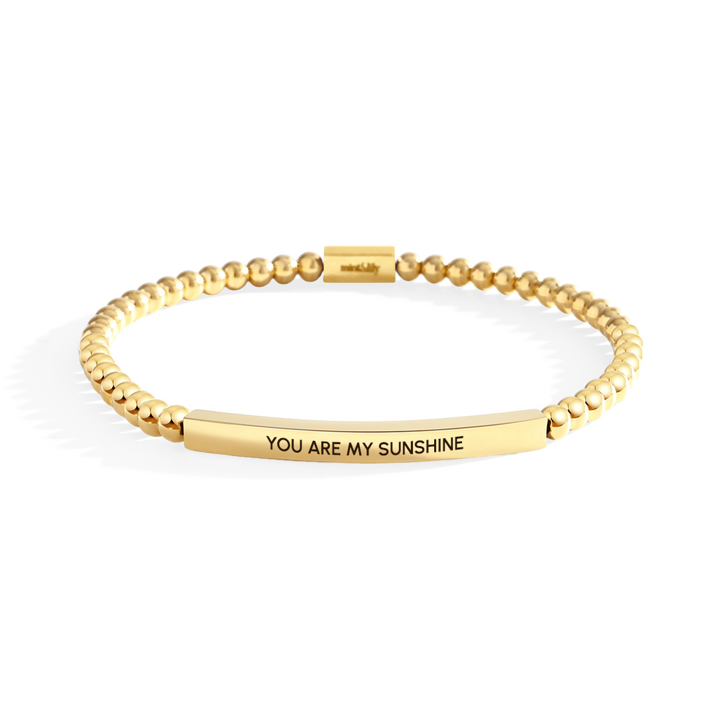 You Are My Sunshine Beaded Inspire Bracelet