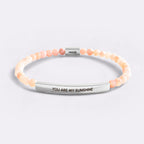 You Are My Sunshine Beaded Inspire Bracelet