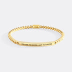 You Are The Sister I Got To Choose Beaded Inspire Bracelet