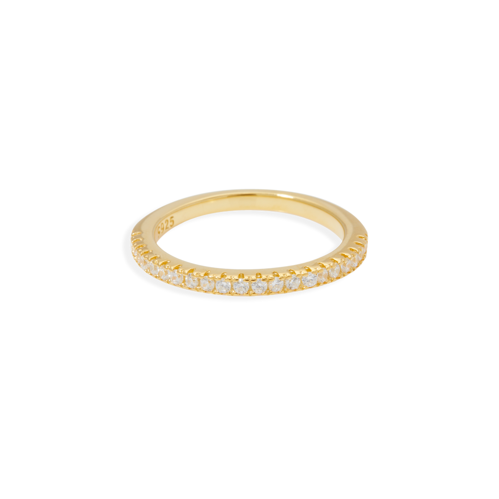 Micro Pavé Eternity Stacking Ring