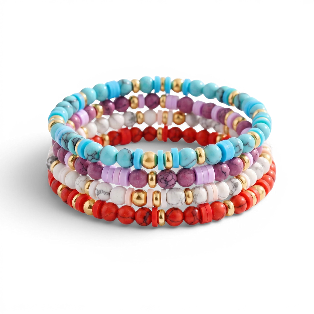 Stacking Birthstone Beaded Bracelet