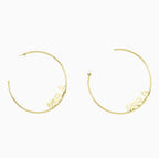 Personalized Name Hoop Earrings