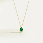 Diamond Teardrop Necklace