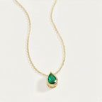 Diamond Teardrop Necklace