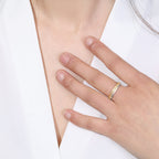 Gold and Silver Stacking Ring Set