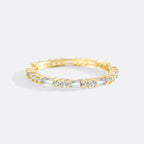 Baguette Gemstone Stacking Ring