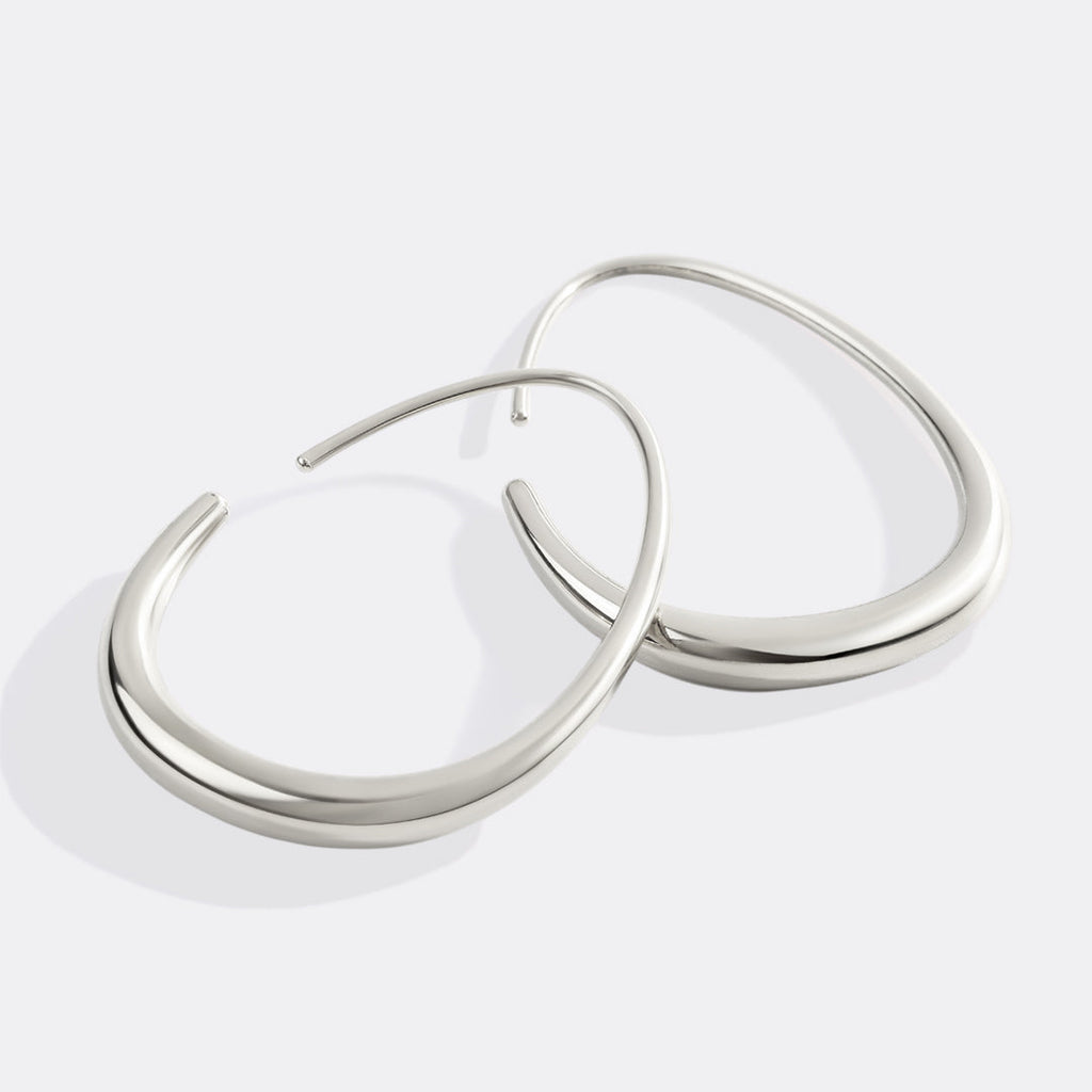Fluid Hoop Earrings