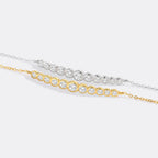 Graduated Bezel Bracelet