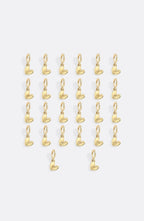 Dainty Heart Initial Charm