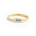 Skinny Name Ring
