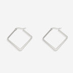 Geometric Girl Boss Hoop Earrings