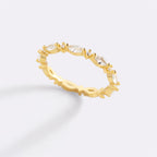 Marquis Gemstone Stacking Ring