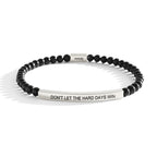 Don't Let The Hard Days Win Beaded Inspire Bracelet