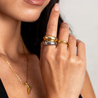 The Merge Mixed Metal Ring