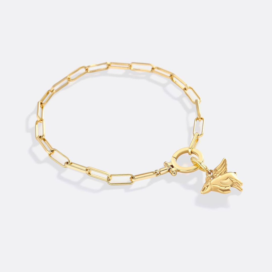 Flying Pig Charm