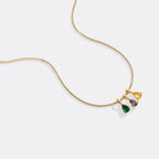 Personalized Multi-Birthstone Necklace