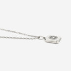 Monogram Portrait Pendant Necklace