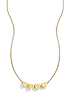 Dainty Heart Stacking Initial Necklace