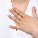 Pave Evil Eye Ring