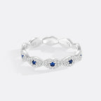 Pave Evil Eye Ring