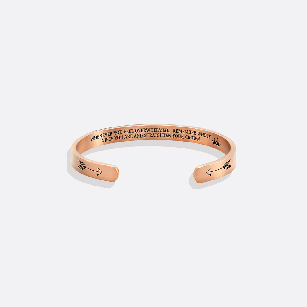 Remember Who You Are and Straighten Your Crown Cuff Bracelet