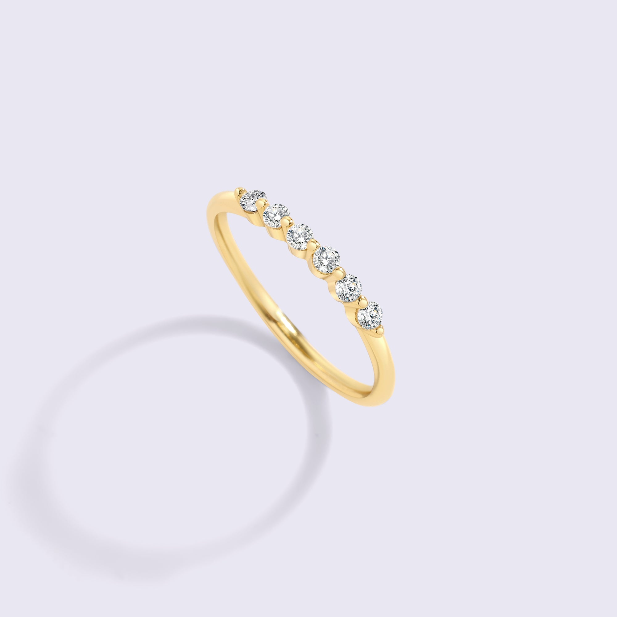 Brilliant Floating Diamond Ring