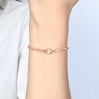 Heart Padlock Bracelet
