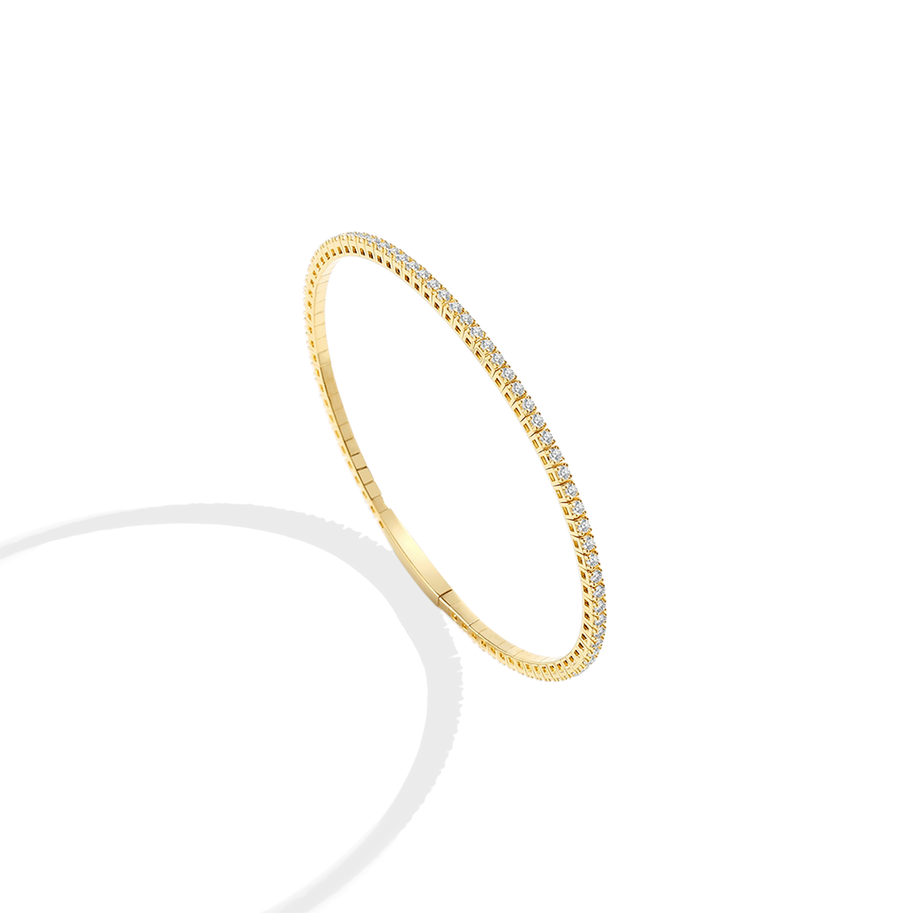 Flexible Diamond Tennis Bracelet