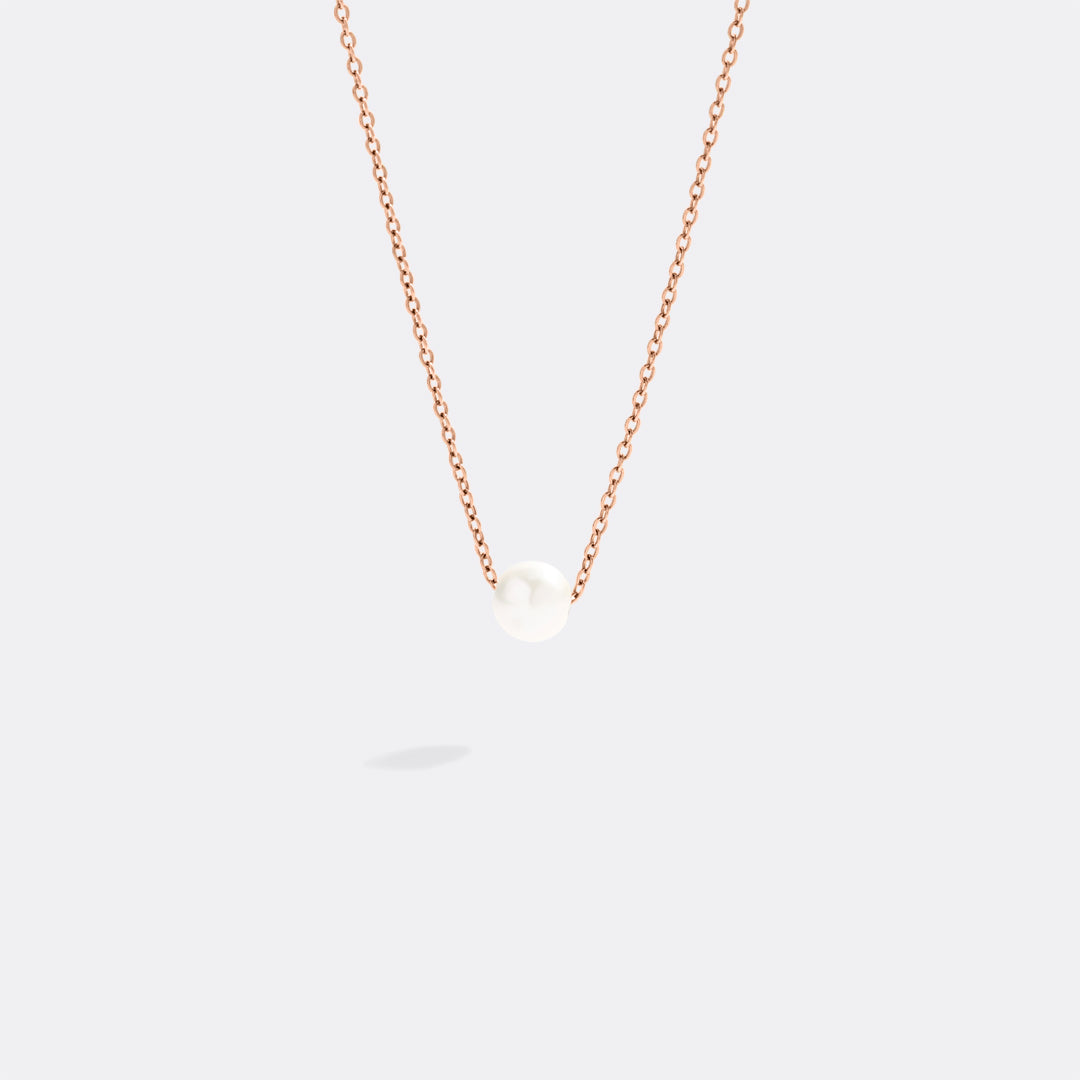 Floating Pearl Necklace