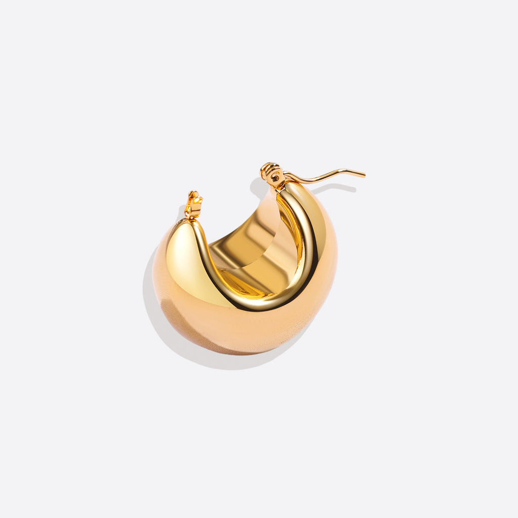 Sculpted Hoop Earrings