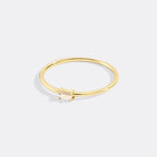 Diamond Dainty Baguette Stacking Ring