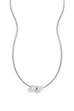 Dainty Heart Stacking Initial Necklace