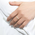 Gold and Silver Stacking Ring Set
