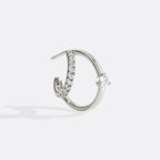 The Nova Double Hoop Earrings