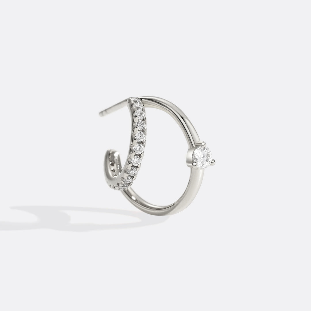 The Nova Double Hoop Earrings