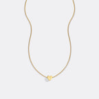 Dainty Heart Stacking Initial Necklace