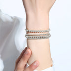3mm & 5mm Beaded Bracelet Stacking Set