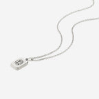 Monogram Portrait Pendant Necklace