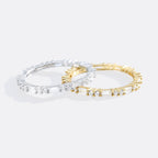 Baguette Gemstone Stacking Ring