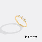 Dainty Personalized Morse Code Ring