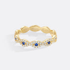 Pave Evil Eye Ring