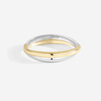 Mixed Metal Crossover Ring