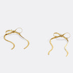 Herringbone Bow Earrings
